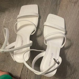 Marc fisher white heels